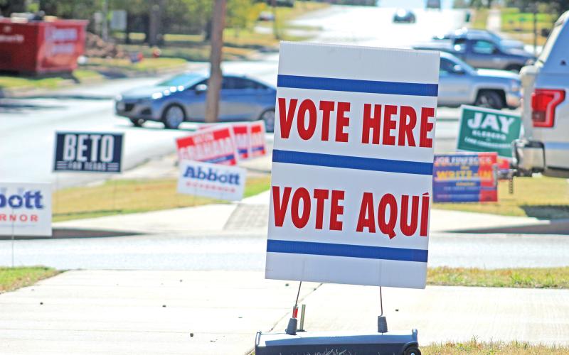 (FILE PHOTO | THE GRAHAM LEADER) Early voting in the November election begins Monday across the state. The Young County ballot will contain 14 constitutional amendments as well as a bond measure for the Olney Hamilton Hospital District.