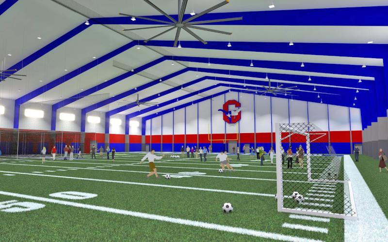 (GISD | CONTRIBUTED PHOTO) A student multipurpose facility which has an estimated cost of $10,500,000 and an anticipated completed date of August 2025. The facility is Proposition B on the May election ballot for Graham ISD.