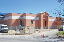 (TC GORDON | THE GRAHAM LEADER) The west side of Graham Regional Medical Center has expanded to feature a new 4,000 square foot addition to provide more space for clinics and patient care.