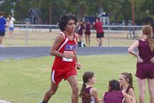 (KYLIE BAILEY | THE GRAHAM LEADER) The Graham Junior High School cross country teams competed Wednesday, Sept. 16 at the Lipan Indian Invitational in their second meet of the season.