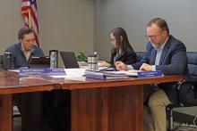 (THOMAS WALLNER | THE GRAHAM LEADER) City Manager Eric Garretty spoke to the Graham City Council during their regular meeting held Thursday, Jan. 18. A budget workshop was held for the upcoming fiscal year 2025 budget. The city manager gave priority suggestions to the council.