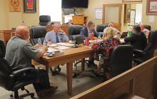 (THOMAS WALLNER | THE GRAHAM LEADER) Young County Commissioners Court met Monday, Aug. 14 to discuss the upcoming fiscal year budget and tax rate. The county will have a public hearing Monday, Aug. 21 at the Young County Courthouse regarding the proposed budget and tax rate.
