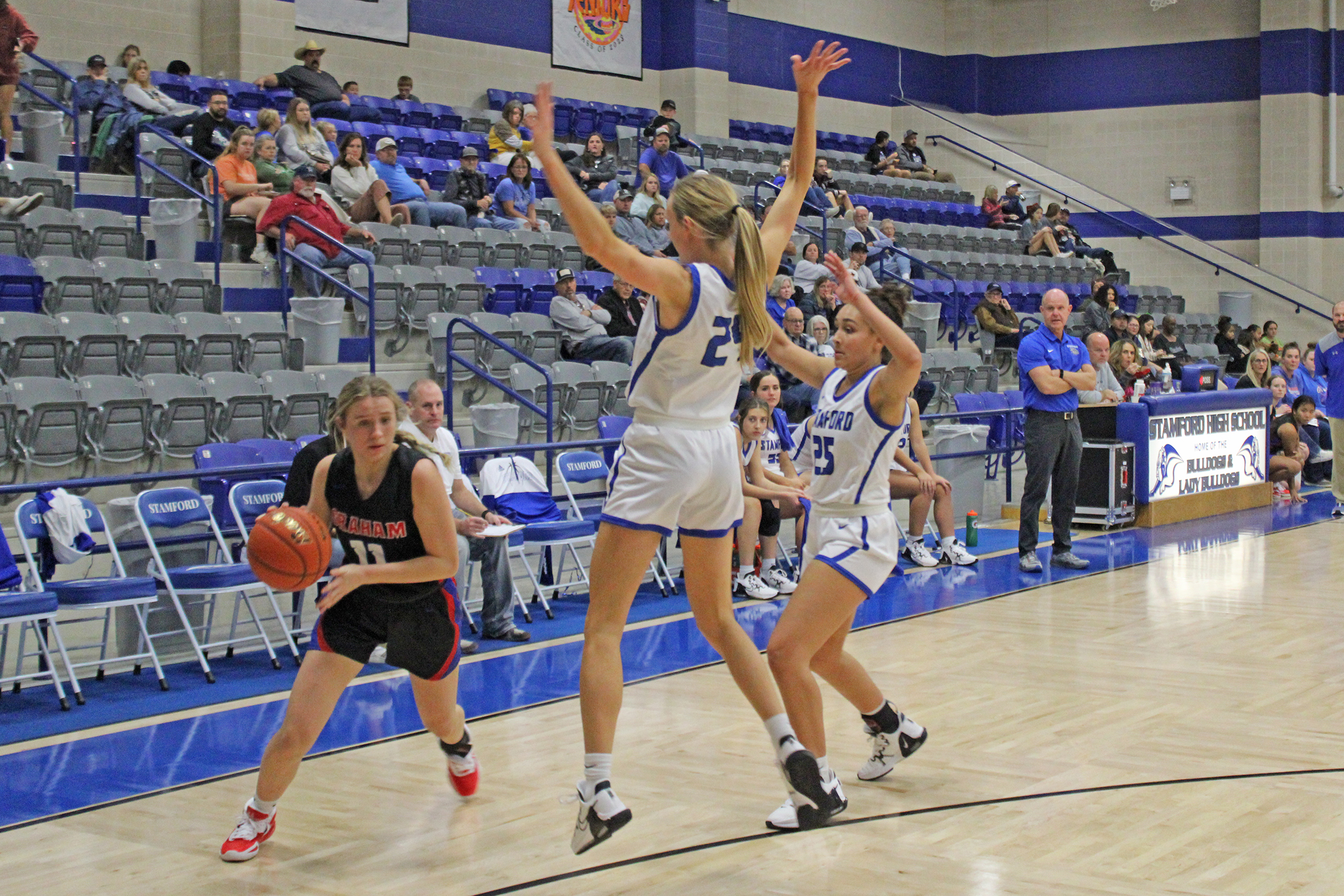 Lady Blues lose in Stamford