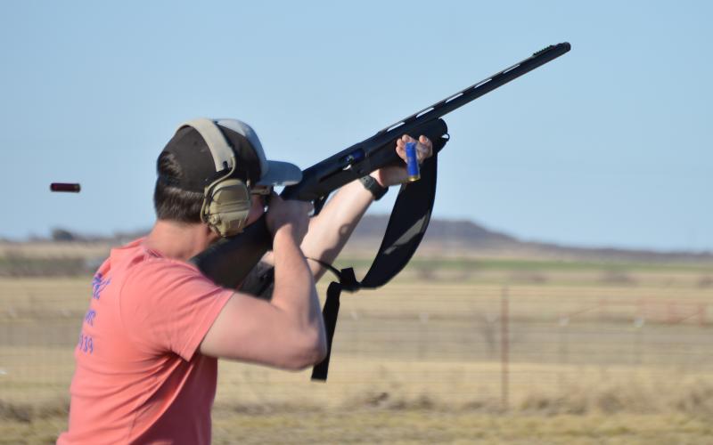 (ARCHIVE PHOTO | THE GRAHAM LEADER) Military service members participate in skeet shooting at the Warrior Ranch Hog Hunt fundraiser at the Young County Warrior Ranch. Two fundraisers will be held this week at the ranch benefiting Young County Toys for Tots.