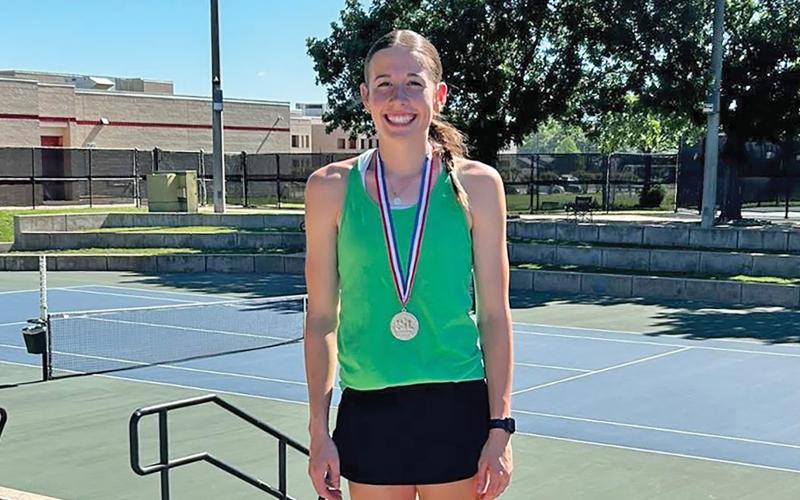 (NISD | CONTRIBUTED PHOTO) The Graham Leader is recognizing Mattie Dollar as the Ladycats athlete of the week. The lone athletic representative left for Newcastle has had a strong postseason to qualify for the state championship in Dodd City. 