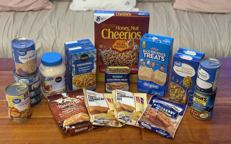 (GRAHAM FOOD PANTRY | CONTRIBUTED PHOTO) A donation made to the Graham Community Food Pantry located at  601 Indiana St. The organization is seeking donations as the local need continues to rise.