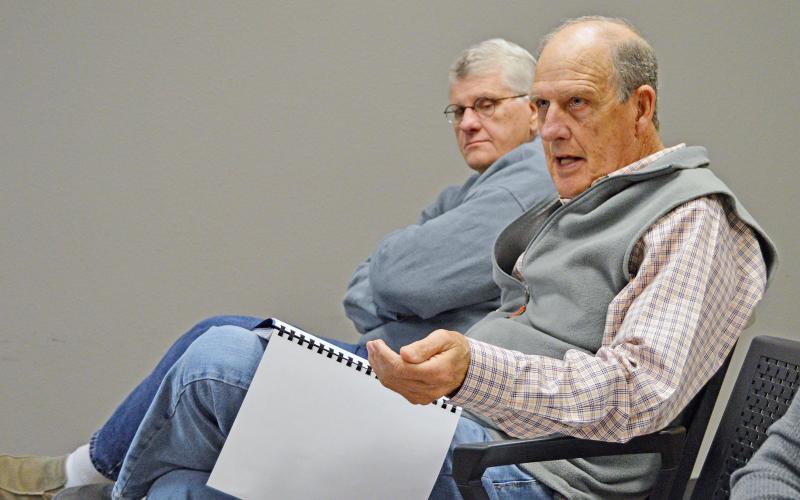 (ARCHIVE PHOTO | THE GRAHAM LEADER) Graham Interim City Manager Larry Fields speaks with the city council in December 2022 regarding funds owed to the city on Hotel Occupancy Tax.