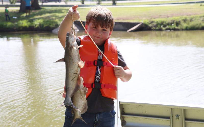 (THOMAS WALLNER | THE GRAHAM LEADER) The annual Free Fishing Day event will be held Saturday, June 6 and will allow state residents and out-of-state visitors to fish without a fishing license. 