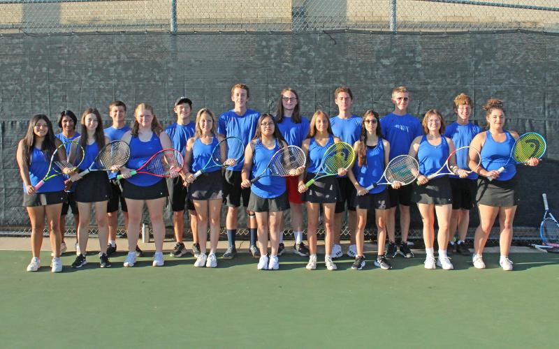 (TC GORDON | THE GRAHAM LEADER) The season may have ended for the GHS tennis team but multiple players on the varsity squad received All-District Honors and Academic All-District selections. These awards honor the players’ work both on the court and in the classroom during the season.