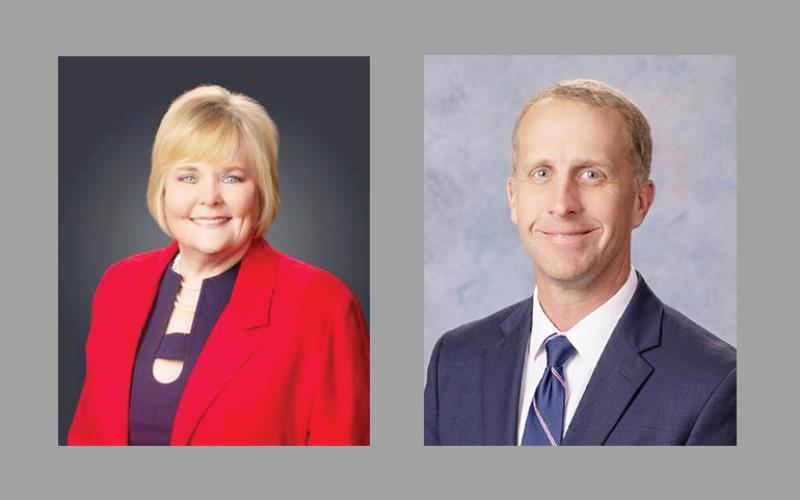 (GISD | CONTRIBUTED PHOTOS) Donna Gatlin was promoted as the Graham ISD Chief Academic Officer and Koby Andrews was hired as the Dean of Students for Pioneer Elementary School.