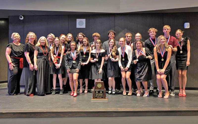 (GRAHAM ISD | CONTRIBUTED PHOTO) Graham High School One-Act Play competed Friday, March 28 in their district contest in Stephenville and advanced to the bi-district competition with their performance of ‘The Diary of Anne Frank.’