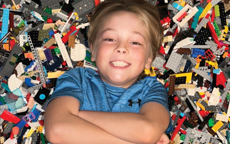 (CONTRIBUTED PHOTO) Beck Lundgren will hosting a grant opening of his interactive museum Lego Looks by Beck at 606 Third St. in Graham from 4:30 to 7 p.m. Wednesday, June 18.