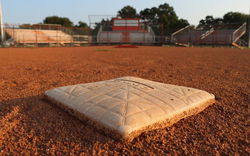 (THOMAS WALLNER | THE GRAHAM LEADER) The little league softball fields next to Firemen’s Park in Graham where an inaugural first responder kickball game will be held Saturday, Sept. 13. The event is looking to build morale with Young County first responders and connect them with the public.