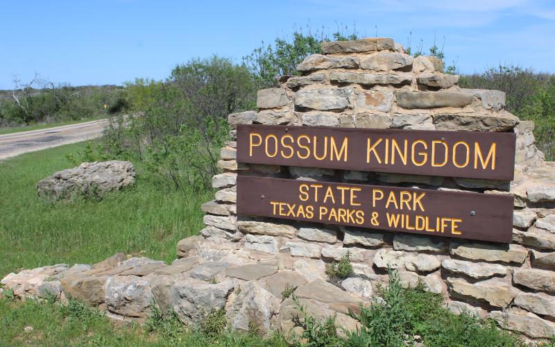 (ARCHIVE PHOTO | THE GRAHAM LEADER) The entrance to Possum Kingdom State Park in Palo Pinto County. Texas State Parks will have free admission Sunday, Nov. 2 in honor of Texas State Parks Day.