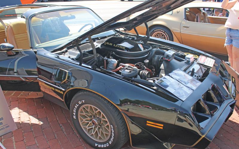 (ARCHIVE PHOTO | THE GRAHAM LEADER) A 1977 Pontiac Trans Am SE shown off at the 12th annual Cars and Stars car show on the Graham downtown square. The event will return this year next weekend from 10 a.m. to 2 p.m. Saturday, Oct. 12.