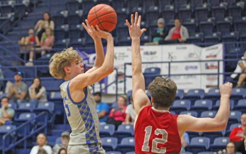 (ALEX HAVARDANSKY | THE GRAHAM LEADER) The Graham Leader recognizes Caleb Chandler as this week’s Athlete of the Week. Chandler will be a key reinforcement for the Steers as they enter the playoffs. 