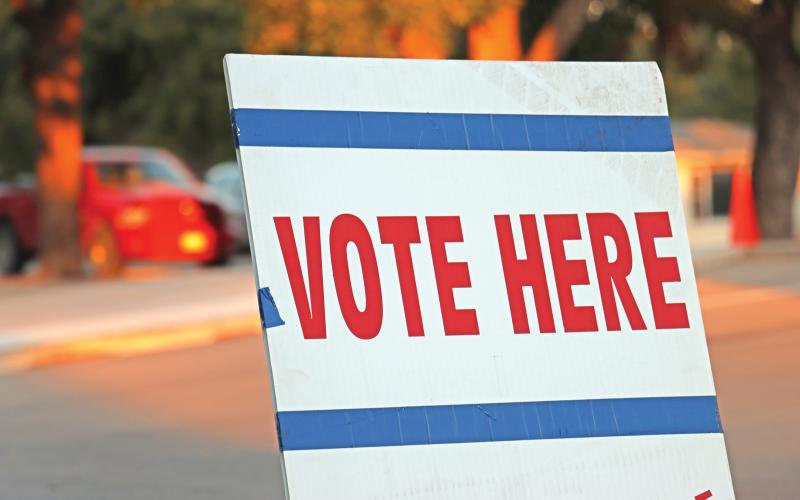 (THOMAS WALLNER | THE GRAHAM LEADER) Early voting will take off Tuesday, Feb. 17 in Young County and run through Friday, Feb. 27 in Young County. There are two voting locations for early voting, with Young County voters able to vote at either location.