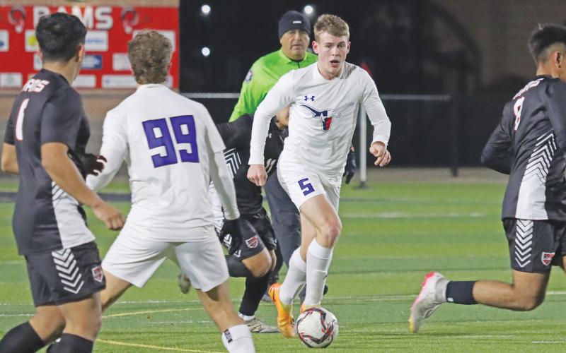 (THOMAS WALLNER | THE GRAHAM LEADER) Thomason Burkett has been a key defensive player for the Graham Steers this season. The sophomore has grown with his team this season and will continue to grow into next season. Burkett was on both the varsity basketball and soccer teams and was invaluable to both teams.