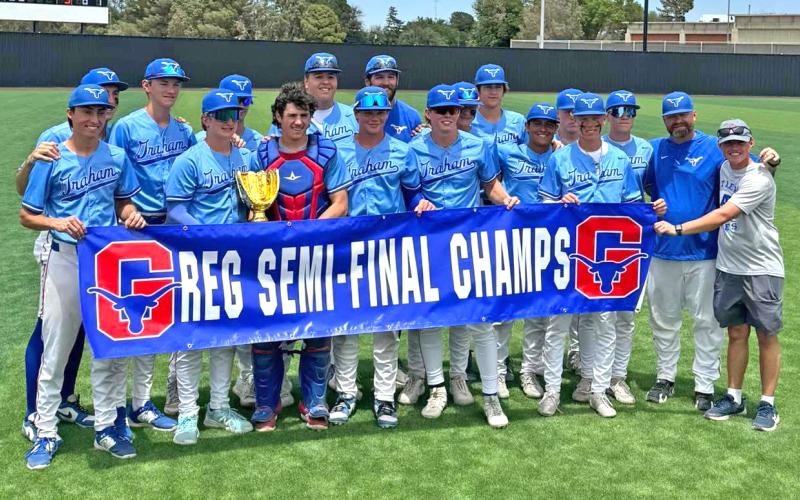 (GRAHAM ATHLETICS | CONTRIBUTED PHOTO) The Graham Steers advanced once again in the post season to the regional final after sweeping the El Paso Riverside Rangers in two games. 