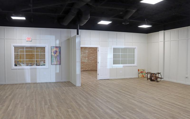 (THOMAS WALLNER | THE GRAHAM LEADER) Inside one of the main rooms of the Hero House in Graham which will be providing day habilitation services for members with Intellectual and Developmental Disabilities.