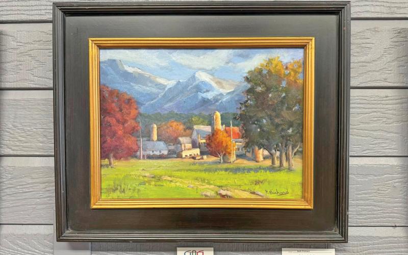(GRAHAM ART GUILD | CONTRIBUTED PHOTO) The first place winner for the Oils & Acrylics category of the Lake Country Art Show titled ‘Piece of Paradise’ by Beth Prichard. The show is currently on display at the Fourth Corner Mall in Graham.