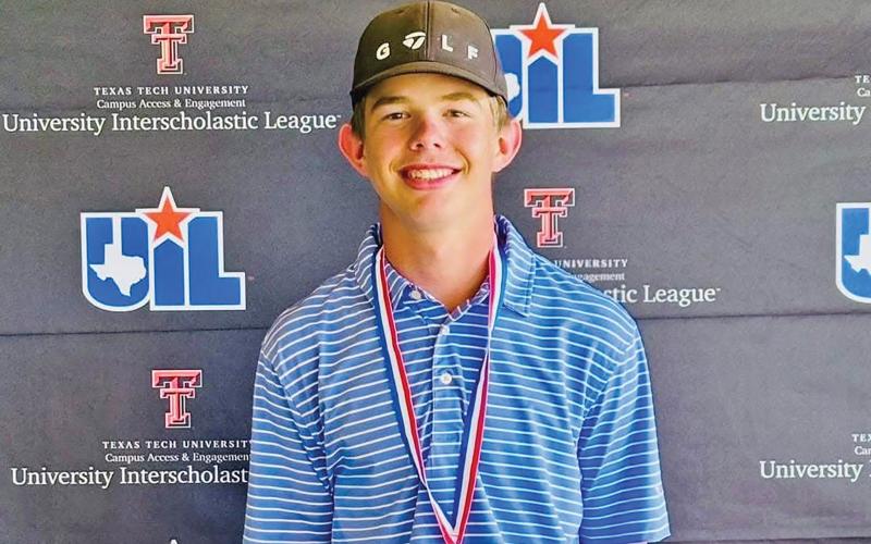 (GISD | CONTRIBUTED PHOTO) Jagger Nees finished tied for fifth in the UIL State Golf Tournament. The tournament kicked off Monday, May 5.