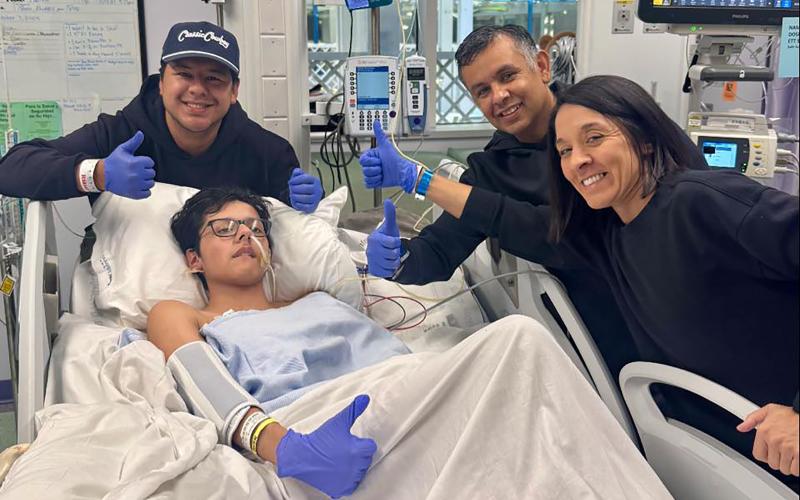 (BOBBIE JO MARRUFO | CONTRIBUTED PHOTO) Paul Marrufo has remained strong through a number of surgeries and procedures related to a ruptured Arteriovenous Malformation. Marrufo is now on a journey of recovery with support from the community behind him.