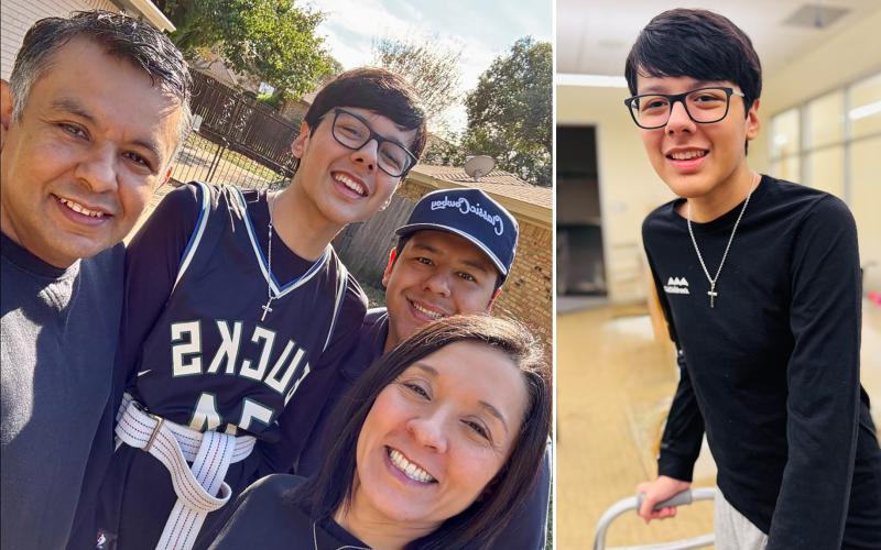 (BOBBIE JO MARRUFO | CONTRIBUTED PHOTOS) Paul Marrufo is on the road to recovery after suffering a ruptured Arteriovenous Malformation in September. While things looked grim in the beginning for the Marrufo family, Paul was able to undergo surgeries and remain strong into his recovery.