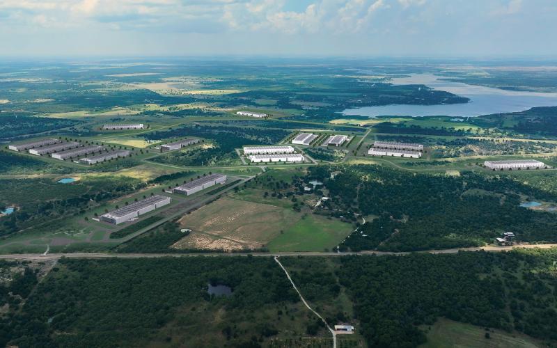 (HEADWATERS SITE DEVELOPMENT | CONTRIBUTED PHOTO) A portion of an example of Project Saltworks that was presented to the Graham City Council and community Thursday, Dec. 4. No hyperscale user has been identified for the project in Young County.