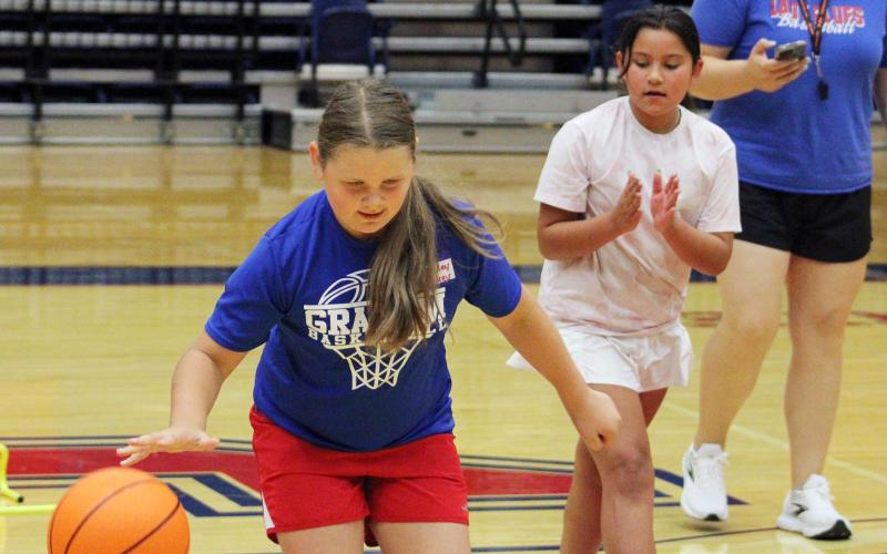 (ARCHIVE PHOTO | THE GRAHAM LEADER) The Lady Blues basketball camp will be held June 1-3 at Graham High School to inspire the next generation of Graham athletes.