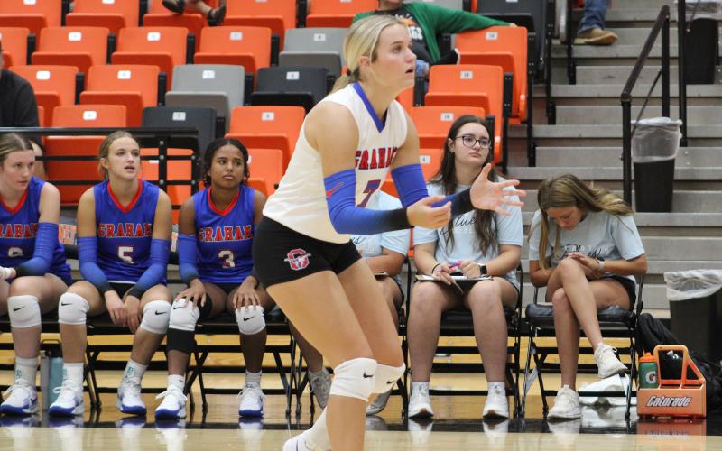 (ALEX HAVARDANSKY | THE GRAHAM LEADER) The Graham Leader is recognizing Kaden Atwood as this week's Athlete of the Week. Atwood recorded 32 digs in a win against Burkburnett for the volleyball team. 