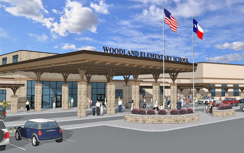 (CONTRIBUTED PHOTO | GISD) A rendering of the proposed additions for Woodland Elementary School with the Graham ISD bond measure which included the demolition and construction of a new campus with 24 classrooms.