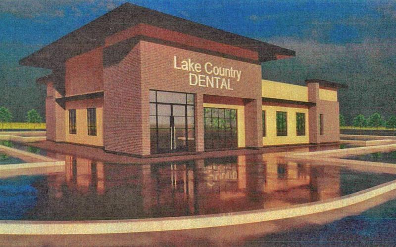 (CONTRIBUTED PHOTO | CRADDOCK ARCHITECTURE) A preliminary rendering of the Lake Country Dental Center which is being proposed for the corner of Pine Tree Road and Walmart Drive. The Graham Planning and Zoning Commission and the Graham City Council approved the planned development.