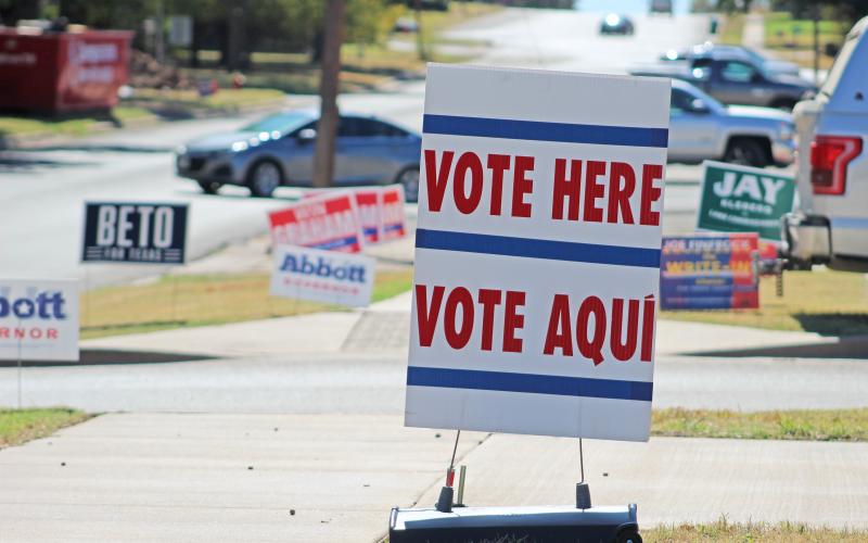 (THOMAS WALLNER | THE GRAHAM LEADER) Early voting in the midterm elections ended Friday, Nov. 4 in Young County. Election day voting will be held at five locations in Young County from 7 a.m. to 7 p.m. Tuesday, Nov. 8.