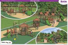 (CONTRIBUTED PHOTO | TRISTAN KING) A rendering of the new playground at Fireman’s Park which is part of Phase 1 of the city’s capital improvement project. The new park will have ADA accessibility and a number of new attractions.