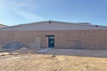 (GISD | CONTRIBUTED PHOTO) The exterior of the new band hall at Graham Junior High School which is currently under construction and looking to be completed by March. The project was approved by the Graham ISD Board of Trustees in October 2023.
