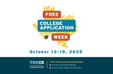 (THECB | CONTRIBUTED PHOTO) The state of Texas will have a Free College Application Week from Oct. 13-29 for applications submitted using ApplyTexas. The week was created by Senate Bill 2231 during the 90th Texas Legislative Session.