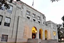 (ARCHIVE PHOTO | THE GRAHAM LEADER) Nine defendants gave pleas in the 90th Judicial District Court for Young County. Shown is the Young County Courthouse which houses both the county and district courts for the county.