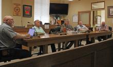 (ALEX HAVARDANKSY | THE GRAHAM LEADER) The Young County Commissioners Court meets for their regular meeting Monday, Aug. 11. The court has been meeting the last several months to set the upcoming fiscal year budget. 