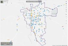 (ZACH HUSEN | CONTRIBUTED PHOTO) Crash data provided by the Texas Department of Transportation from Oct. 31, 2019 through Oct. 31, 2024. The city of Graham had a total of 476 crashes reported within the city limits during this period of time.