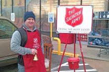 (ARCHIVE PHOTO | THE GRAHAM LEADER) Charlie Rogers rings a bell for The Salvation Army at United Supermarkets in Graham during one of their fundraising seasons. The annual red kettle campaign will kick off Saturday, Nov. 16 and run through Tuesday, Dec. 24.