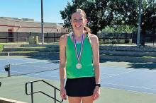 (NISD | CONTRIBUTED PHOTO) The Graham Leader is recognizing Mattie Dollar as the Ladycats athlete of the week. The lone athletic representative left for Newcastle has had a strong postseason to qualify for the state championship in Dodd City. 