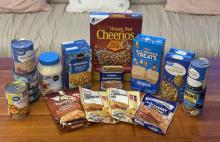 (GRAHAM FOOD PANTRY | CONTRIBUTED PHOTO) A donation made to the Graham Community Food Pantry located at  601 Indiana St. The organization is seeking donations as the local need continues to rise.