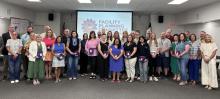 Members of Graham ISD's 50-plus-person Facility Planning Committee gathered Wednesday after presenting seven months of campus research to the school board. (Graham Independent School District/Submitted)