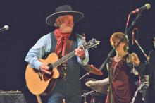 (ARCHIVE PHOTO | THE GRAHAM LEADER) Michael Martin Murphey performs at the Graham Memorial Auditorium as part of the Graham Concert Association’s 75th season in 2019. Murphey will be returning for the upcoming season Sunday, Oct. 20 alongside Gary P. Nunn. 