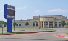 (ARCHIVE PHOTO | THE GRAHAM LEADER) The back of the Graham High School campus. Following the passage of Texas Senate Bill 13, Graham ISD moved to establish a School Library Advisory Council to focus on the collection and availability of library materials for students and faculty. 