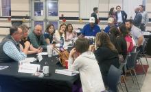 (GISD | CONTRIBUTED PHOTO) Members of the Facilities Planning Committee met Wednesday, March 18 to discuss project cost estimates, the district’s bond capacity, toured Graham High School and heard presentations regarding fine arts, safety and security and maintenance and transportation.