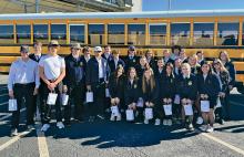 (GRAHAM FFA | CONTRIBUTED PHOTO) Teams from Graham FFA competed Monday, Nov. 6 in the Oil Belt District (Area IV) LDEs in Springtown. The teams competed in a variety of events, including Creed Speaking, Spanish Creed Speaking, Job Interview, and Public Relations.