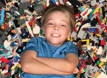 (CONTRIBUTED PHOTO) Beck Lundgren will hosting a grant opening of his interactive museum Lego Looks by Beck at 606 Third St. in Graham from 4:30 to 7 p.m. Wednesday, June 18.