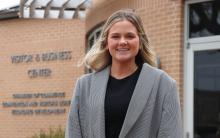 (THOMAS WALLNER | THE GRAHAM LEADER) Addison Wyatt has stepped into the role as executive director of Visit Graham and is looking to bring a fresh perspective to the position to sell Graham to visitors.